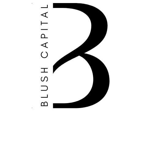 black & white typography brightwell company logo